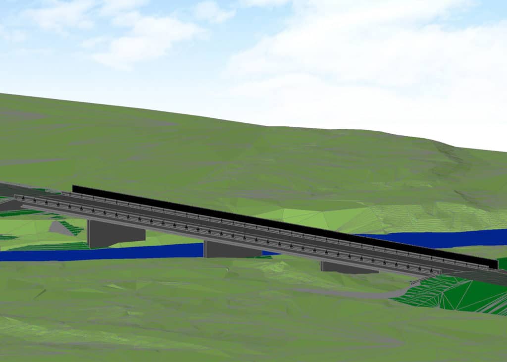 bridge rendering Kenneth Road