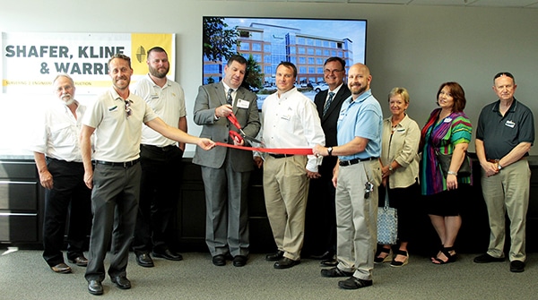 Ribbon cutting ceremony at SKW Tulsa Office 