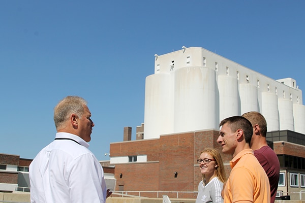 Interns are led on a tour of the Kansas City Water Plant