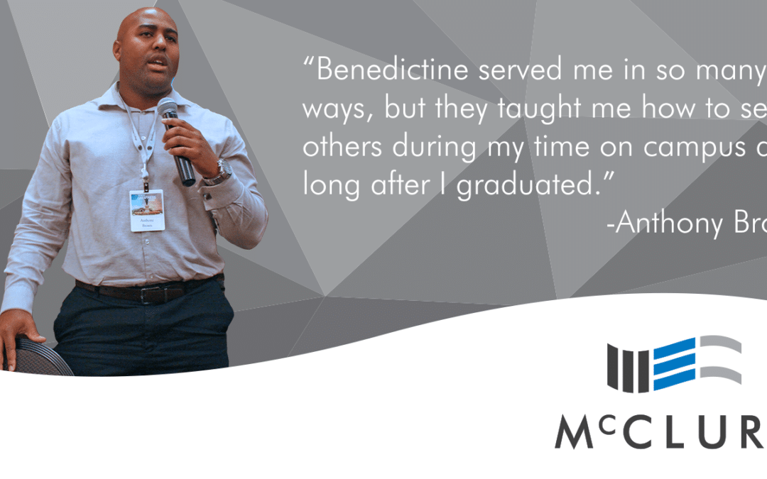 Anthony Brown Honored at Benedictine College