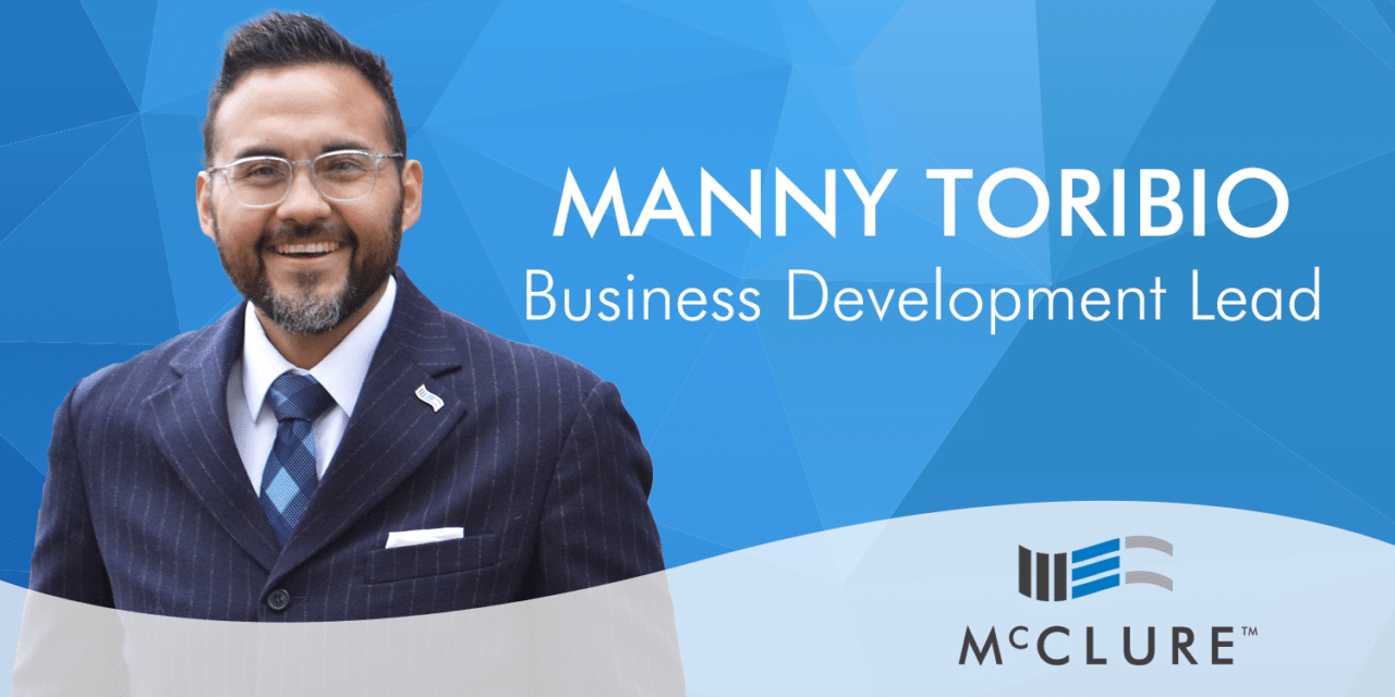 Manny Toribio Joins McClure McClure
