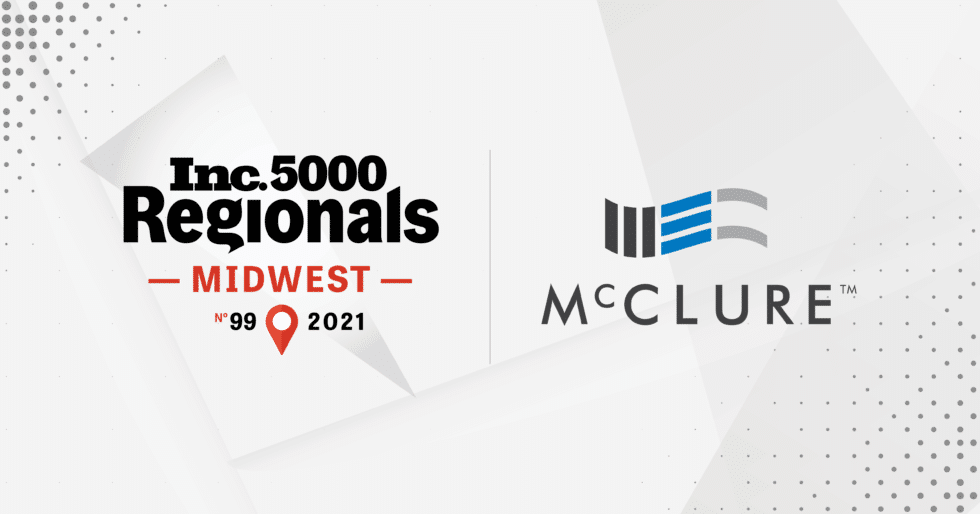 McClure is 99th Fastest Growing Private Company in Midwest McClure