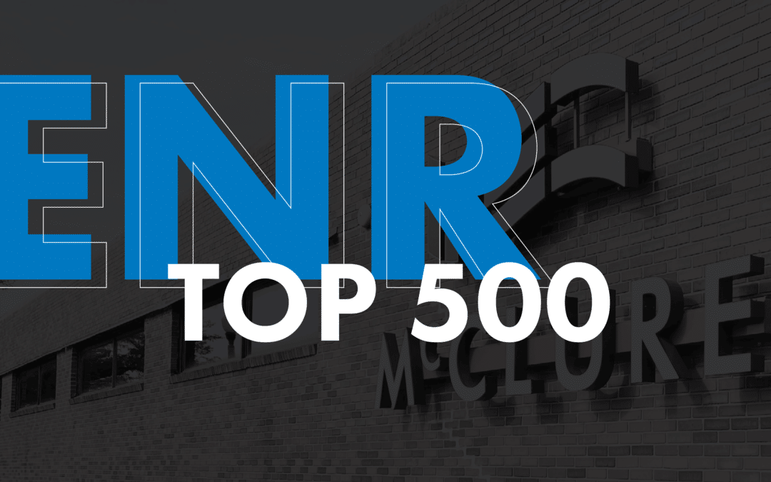 McClure Named to ENR 2025 Top 500 Design Firms