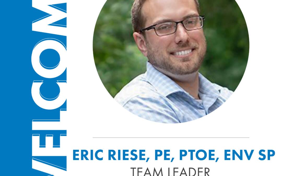 Eric Riese, PE, PTOE, ENV SP Joins McClure