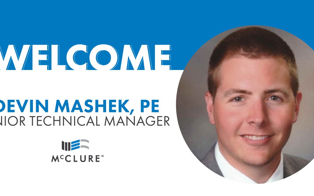 Devin Mashek, PE Joins McClure 